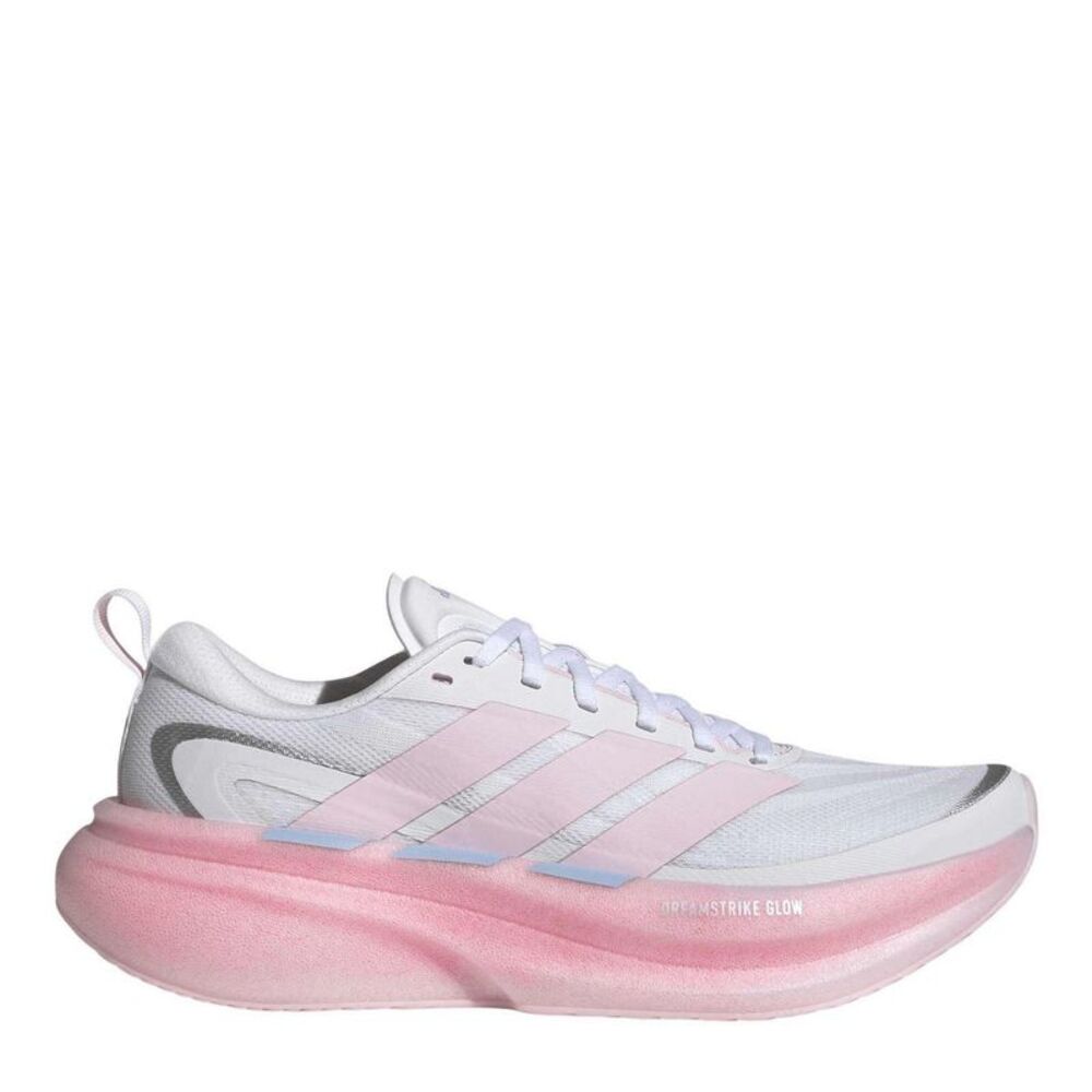 Adidas Womens/Ladies Supernova Glide Shoes / White/Pink